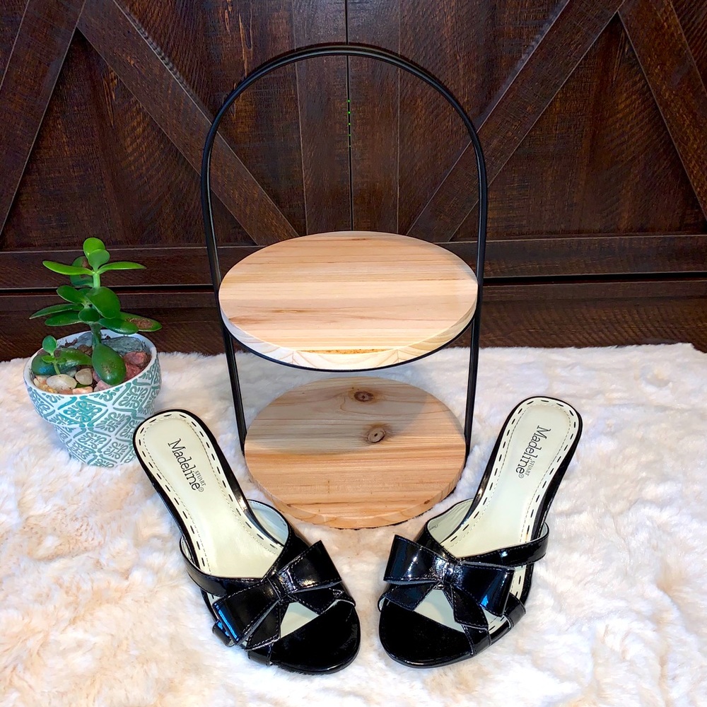 Madeline Stuart open toe heels